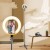 Portable Folding Live 1.7M Long Selfie Stick with Ring Light Q05s